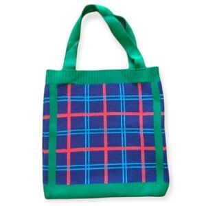 Plaid Tote Sweater Bag  